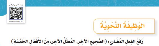 الوظيفة النحوية